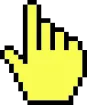yellow cursor hand