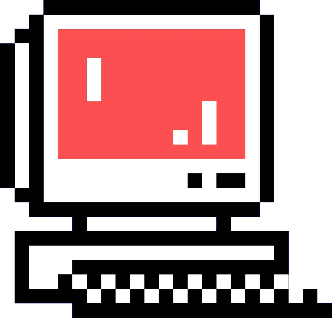 desktop icon in pink